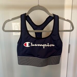 Champion Dark Blue Racerback Sports Bra